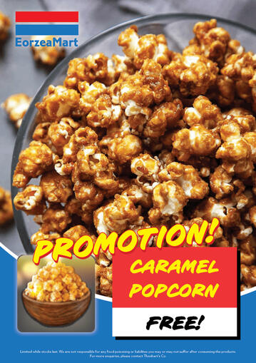 Popcorn Flyer - EorzeaMart Popcorn Flyer - EorzeaMart